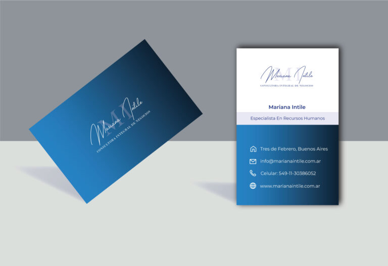 mockup de tarjeta de la consultora